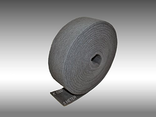 5 m Schleifvliesrolle Körnung 1000 - Schleifvlies, Vlies Rolle, Vliespads, Schleifpad, Polieren.