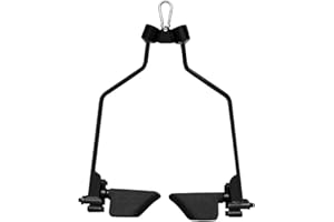 SevnElk Poignée de rameur LAT avec attache à tirer vers le bas, pince multifonction pour machine à câble, haltérophilie, entraînement des muscles du dos, équipement d'entraînement à la maison et à la