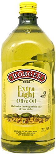 Borges Olive Oil Extra Light Flavour, 2 Liters RS.1048 (55.00% Off) - Amazon