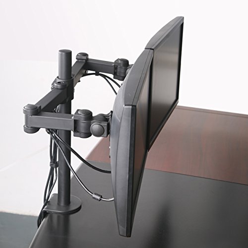 Allcam AM12D Dual Twin LCD/Led Monitor Desk Mount Bracket for 15