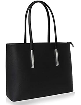 Vanessa & Melissa (Farbauswahl) Damen Handtasche TÜV GEPRÜFTES PU-Leder groß Schultertasche A4 Arbeit sale Tasche...