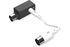PAINTAUDIO Paint Audio Adaptador MIDI Inalámbrico Mate de Latencia Ultra Baja Para Sintetizador, Pedal de Guitarra de Viento Digital, Teclado de Piano Digital a Dispositivos MIDI