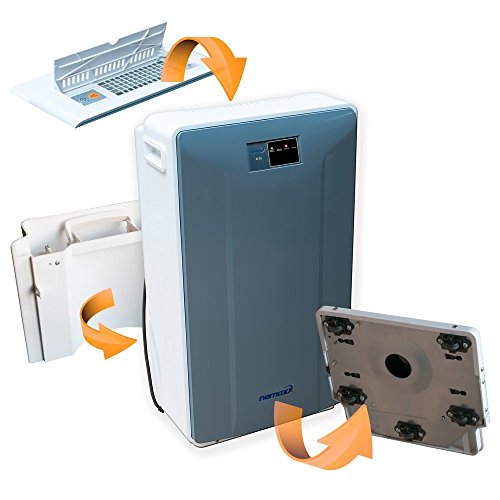 Nemaxx BT25 / BT55 / BT55X / BT80 / BT120 Bautrockner Kondenstrockner Luftentfeuchter Raumentfeuchter Entfeuchter Trockner (max. 25l – 120l/Tag), Modell:BT25 (25 Liter/Tag) - 4