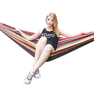 DR Mall Camping Swing Hammock Bed with Hardwood Spreader Bar Camping Swing julo