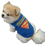 Diámetro del busto: 34cm Inception Pro Infinite Traje - Superman - Superhéroe - Perro de Acero - Perro (XS)