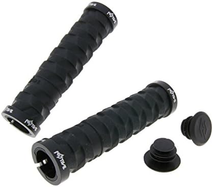 N8TIVE Double Lock Set Rock-On Grip 130 MM Black