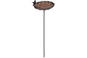 La Grande Prairie Bain Oiseaux en Fonte Coquille 105 x 27 cm