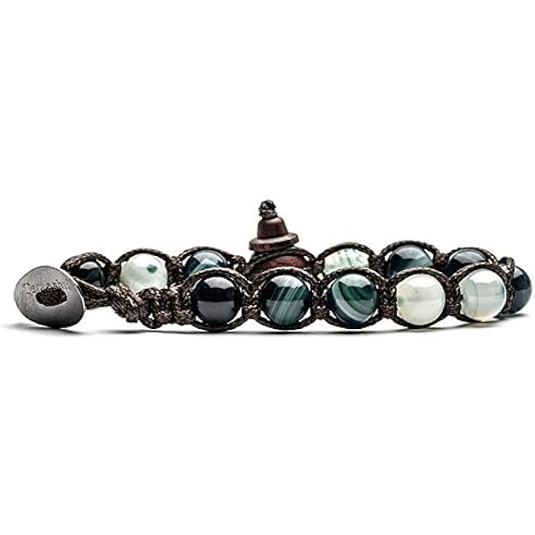Bracciale Tamashii in labradorite grigia BHS900-202 | Clessidra Jewels