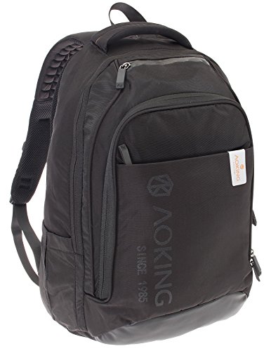 Preisvergleich Produktbild Rucksack Schulrucksack Sporttasche Freizeitrucksack Wanderrucksack Reiserucksack Tasche Laptop atmungsaktiv Radfahren Fahrrad Bike+ (Schwarz)