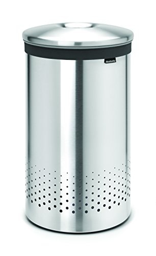 Brabantia 105180 Wäschebox 60 L Edelstahldeckel, matt steel