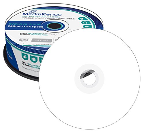MediaRange MR474 – DVD+R Double Layer 8,5GB 8x Speed, bedruckbar, 25 Stück - 3