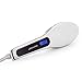 BEAUTY STAR® Hair Straightener Brush, White Digital Anti Static Ceramic Hair Straighteners Heating Detangling Hair Brush Paddle Brush For Faster Straightening Styling