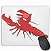 Produktbild Hummer-Meeresfrüchte-Mausunterlage-Rechteck-rutschfeste GummiMousepad Spiel-Mausunterlage 30 cm x 25 cm