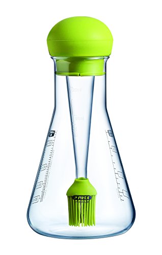 Pyrex 500 ml, Maßnahme und Bürste, Borosilikatglas