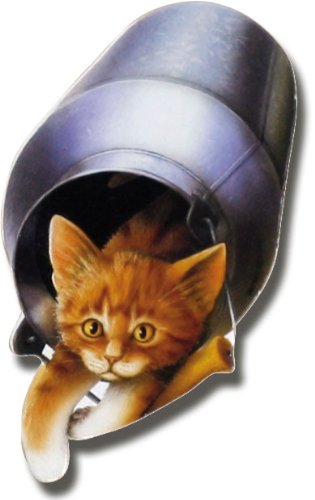 Magnettafel Katze – Mediterrane Design Metall Magnetpinnwand 60×40 cm – Memoboard Pinnwand mit Motiv: Tiere Haustiere Katzen Finca – inkl. 8 Magnete Katzen für Magnetwand – Original GUMA Magneticum® - 6
