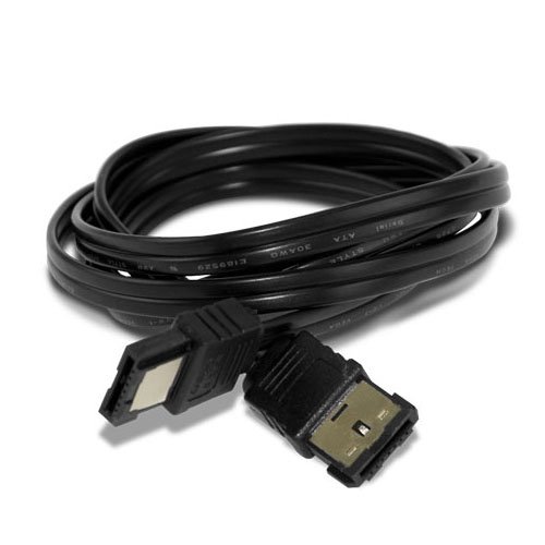 NewerTech Ultra Flexible-eSATA a eSATA Cable de conexión, 39" (1,0 Metros), Negro