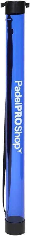 Padel Pro Shop Tubo Recogepelotas de Pádel Azul 2026 - Recogedor Ergonómico de Alta Resistencia, Capacidad 15 Bolas, Accesorio Ligero para Entrenamiento y Clases