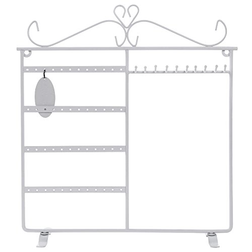 Songmics Neu Schmuckständer Metall Weiß JDS002W