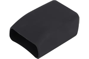 HOHOVYVY Boucle de ceinture de sécurité, housse de protection pour boucles de ceinture de sécurité, housse de protection en silicone, anti-rayures, housse anti-poussière pour voiture (noir)