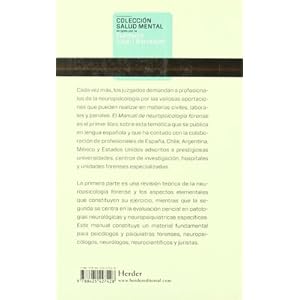 Manual de neuropsicología forense : de la clínica a los tribunales (Salud Mental)