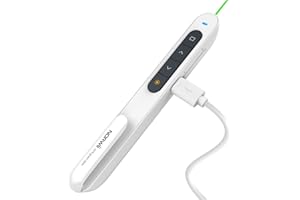 NORWII N76 Wireless Presenter mit Grünem Licht, 100M Office Präsentationsfernbedienungen Präsentations klicker für Powerpoint Präsentationen