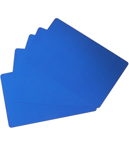 50 Stück Metall Visitenkarten Blanko - Aluminium Business Karten DIY Lasergravur