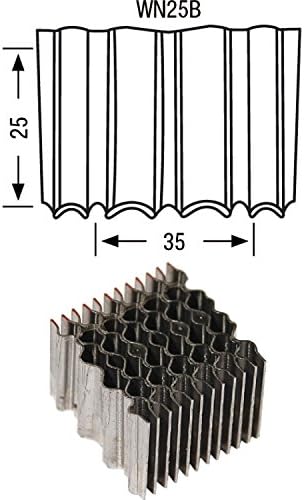 Revo Tool WN – Black Blank Corrugated Wave 25 mm Thickness 3 mm x Length 25 mm (Pack of 1250)