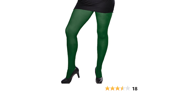 Adrian Dark Green Plus Size Tights 60 