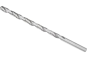 CoCud Brocas Helicoidales Extralargas de 11 mm x 250 mm, Vástago Recto de Acero de Alta Velocidad para Metal, Carpintería, Plástico y Aluminio.