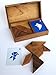 Produktbild Tangram für 2 Spieler - Legespiel - Denkspiel - Knobelspiel - Geduldspiel - Logikspiel aus Holz