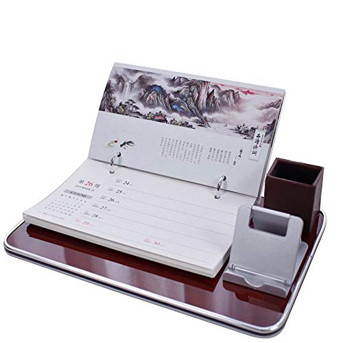 Preisvergleich Produktbild DEI QI Tischkalender 2018 2019 Akademischer Planer Täglich Wöchentlich Monatlich Jährlicher Organisator und Zieljournal, entworfen, um Ziele zu setzen und Dinge zu erledigen