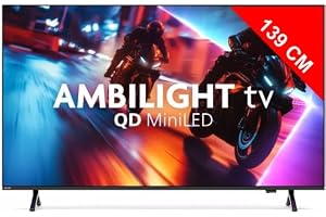 Ambilight 55MLED910 "The Xtra" mini LED 4K Smart TV - 55-tums skärm med P5 Perfect Picture Engine Ultra HD, Titan OS