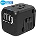 Produktbild Reiseadapter, CHUNNUO Universal Internationaler Netzadapter, Weltweit All-in-One-Netzsteckeradapter 3 USB + 1 USB-C-Ladeanschlüsse für USA UK AUS Europäische 200+ Länder (1500W)