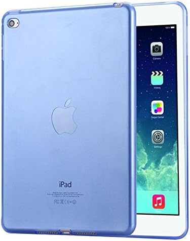 FAS1 Case for iPad Pro 12.9" Case Cover (2017 & 2015 Version), Clear Soft TPU Skin Gel Silicone Back Case Protector for Apple NEW iPad Pro 12.9 inch 2017 & 2015 Launched (Blue)