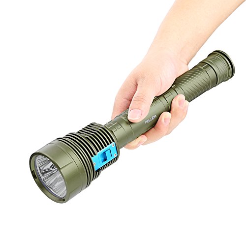 Pellor 150m Professionelle 8000LM Tauchen Magnetic Controlled 7 LED Ultra Bright Taschenlampe - 5