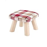 SCDTD Tabouret de courtoisie avec Pieds en Bois d'hévéa, Tabouret de Maquillage de Surface concave avec Coussin, Fauteuil rembourré rembourré, siège de Piano (Color : C)