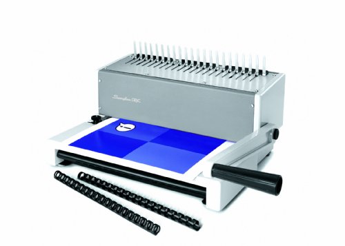 GBC CombBind C150PRO Comb Binding Machine with Large Capacity Clipping Tray (Punch Capacity 20 Sheets, Bind Capacity 450 Sheets)