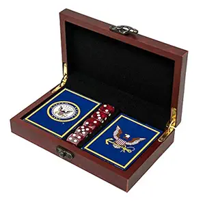 Navy Playing Cards with Dice US Navy Gift Set