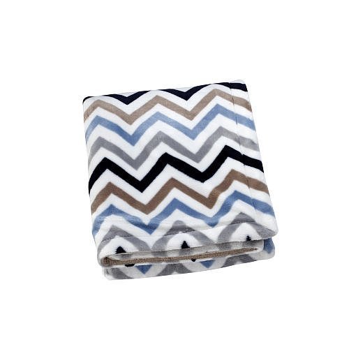 Sadie Scout Chevron Blanket Blue by Sadie & Scout