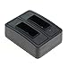 Produktbild Duo-Akku Ladegerät für GoPro Hero5 Black / Hero 5 Black Akkuladestation Mini Lader Akkulader