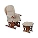 Tutti Bambini GC35 Deluxe Glider Chair & Stool (Beech)