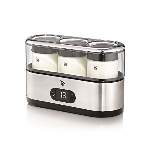 WMF KÜCHENminis Joghurtbereiter inklusive 3 Joghurt-to-go-Becher BPA-frei, 150 ml pro Joghurtbecher, cromargan matt/silber - 7