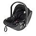 Produktbild Kiddy 41930EL077 Evolunafix Babyschale mit patentierter Liegefunktion, Isofix-fähig, inklusive Isofix Base 2, Gruppe 0+ (Geburt-13 kg, Geburt-ca. 15 Monate), Racing Black (schwarz)
