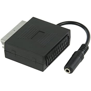 Cavo Adattatore Audio Jack 3.5mm A RCA - 20cm, Nero, Per Collegare Dispositivi Audio