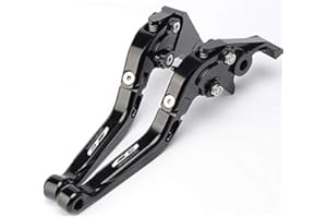 Anyway Leve Freno Frizione Per CB650R CB 650R 2019 2020 Accessori moto leve pieghevoli estensibili in alluminio(Nero)