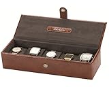 Mele und Co Herren-Raffles Liam braun 5 Armbanduhr Display Box Case