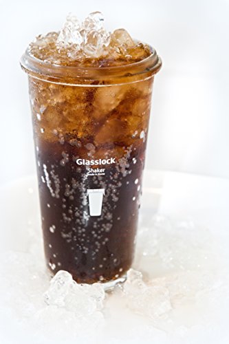 Glasslock (2x PC-318-ML, 2x 450ml) Blau, Frischhaltedose aus Glas – Shaker Typ - 5