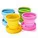 Produktbild Jinzuke 4pcs zusammenklappbarer Silikon-Cup für die Reise Camping Schule im Freien