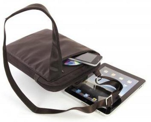 Tucano Fina Leder Tasche für Apple iPad/Netbooks 29,5 cm (11,6 Zoll) Größe XS braun - 6