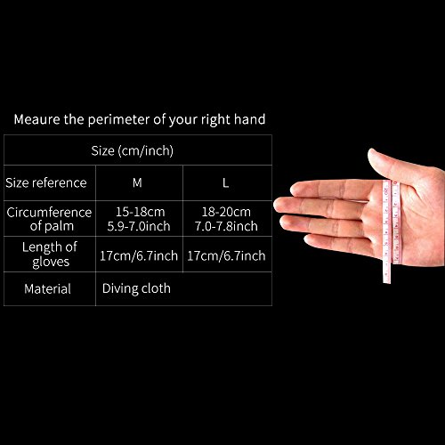 EXCO Guante Gaming Profesional con suppor de mu  eca para guante de Gamer multiusos  mano derecha   negro  grande